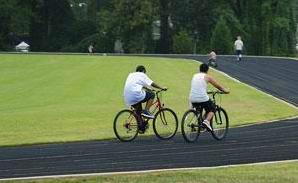 Image of people using the track