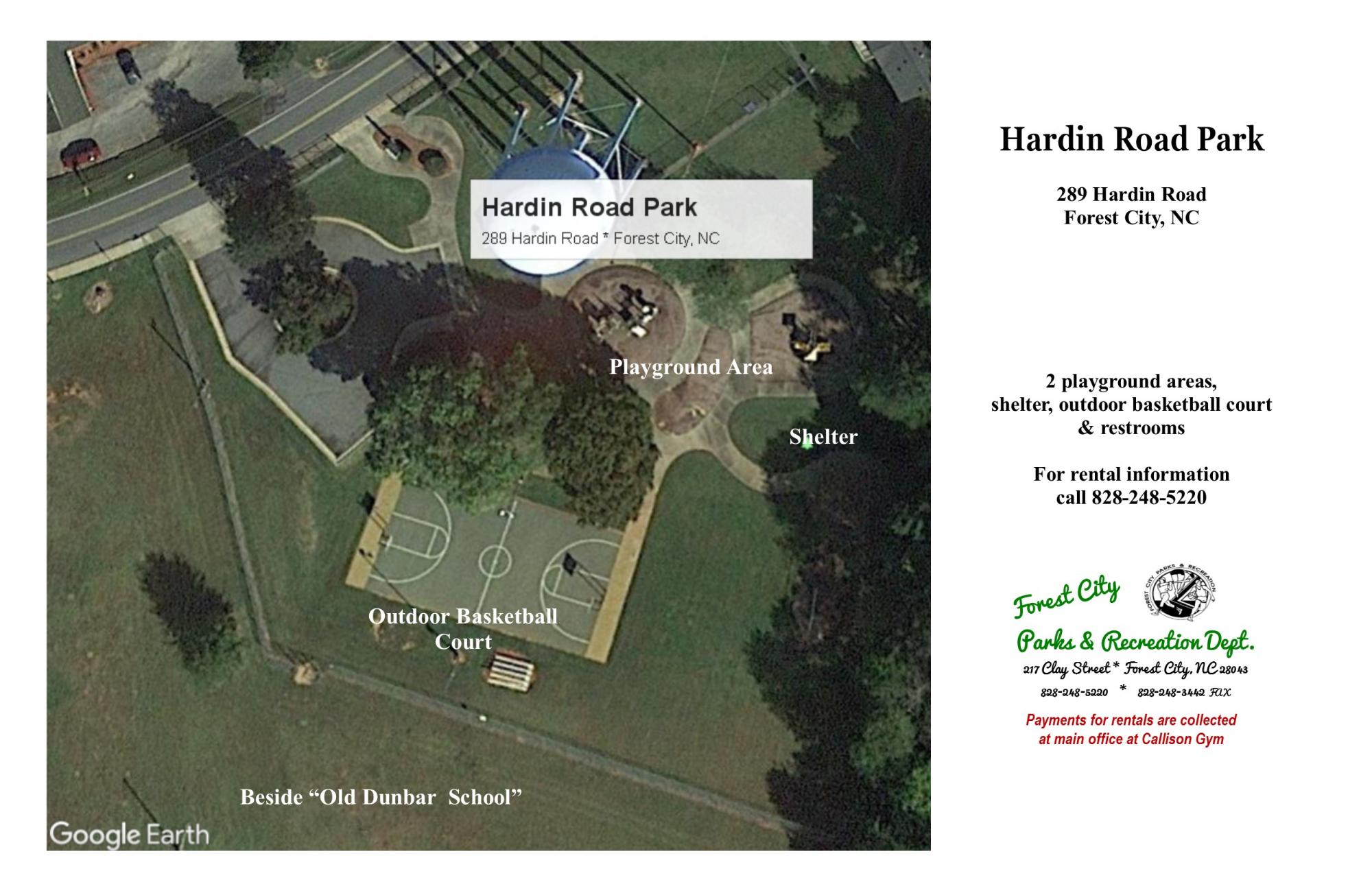 HARDIN ROAD PARK DIAGRAM